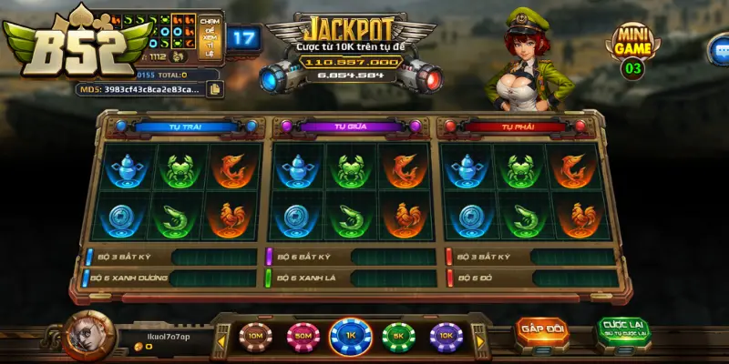 Bầu cua Song Pháo là bản game tiết tấu nhanh
