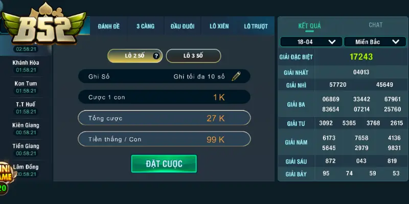 Có nhiều đài quay lô đề 1 ăn 900