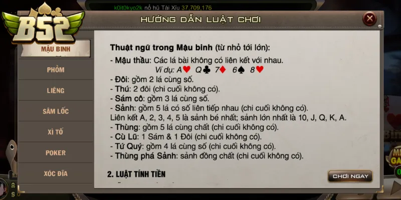 Ưu thế của bộ thú và sám cô trong game mậu binh