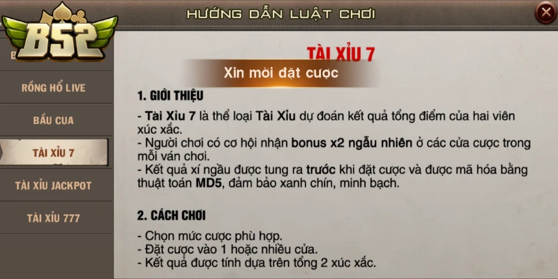 Trường hợp đặc biệt của tài xỉu 777